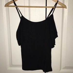 👾Ruffle front tank top